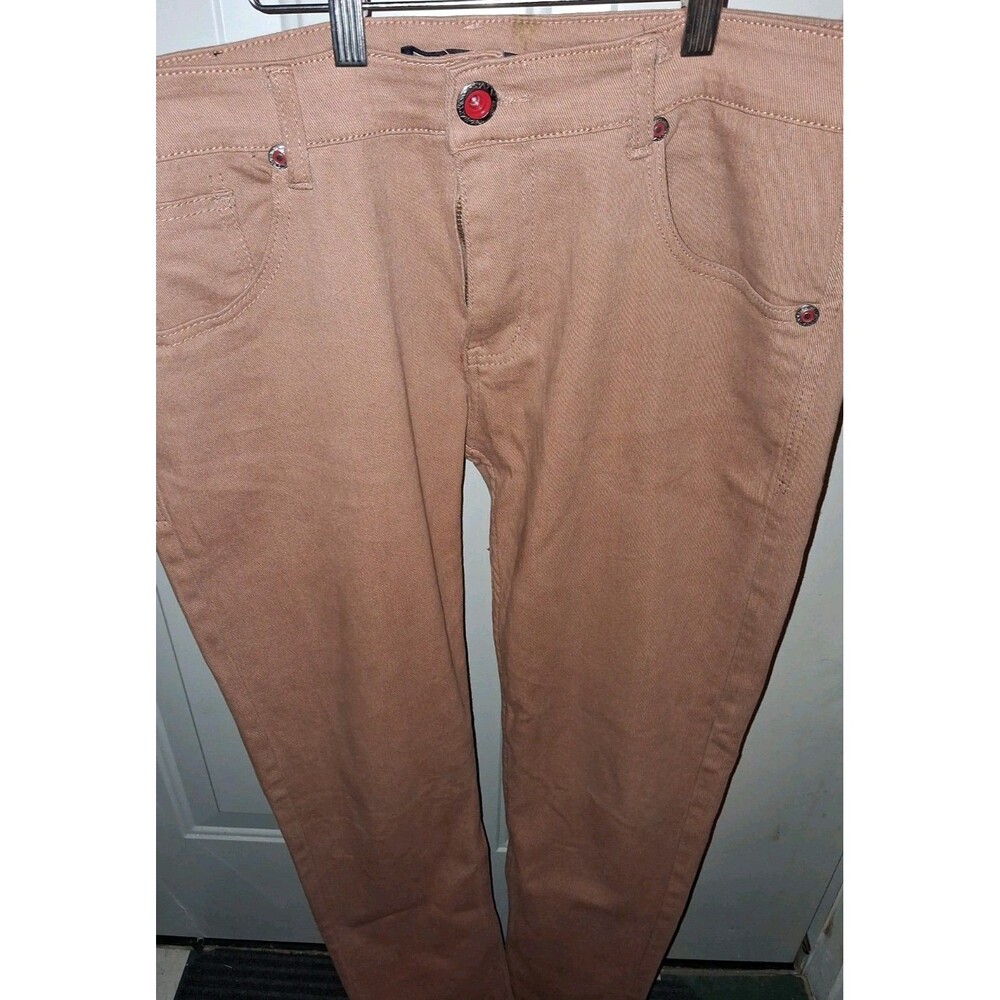 Redemption Premium Men's Brown Jeans Size 34 x 32 Straight Leg Denim Pants